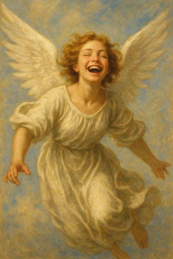 laughing angel