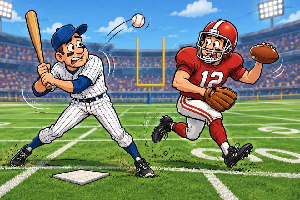 baseball football